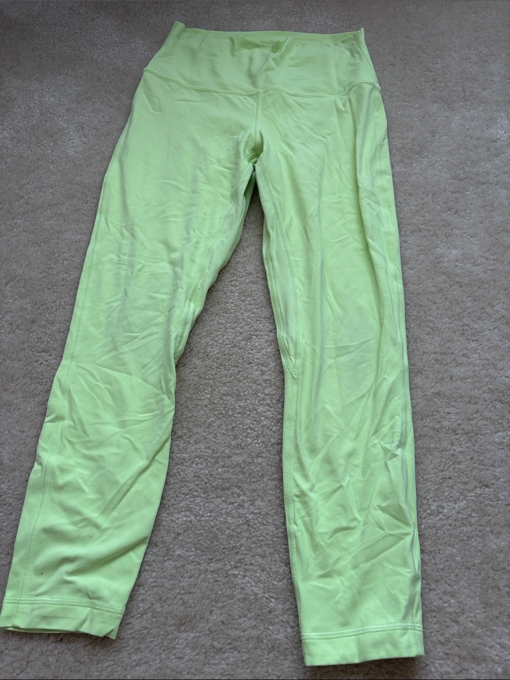 lululemon athletica High-Rise Lemon Yellow Leggings